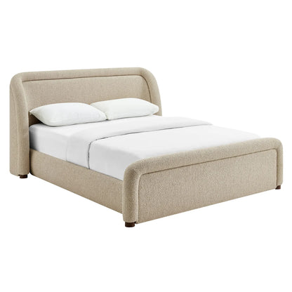 Tasmin Queen Upholstered Fabric Platform Bed
