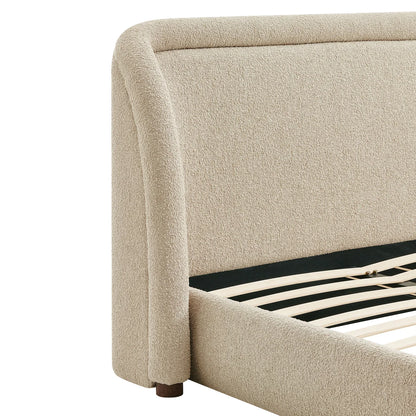 Tasmin Queen Upholstered Fabric Platform Bed