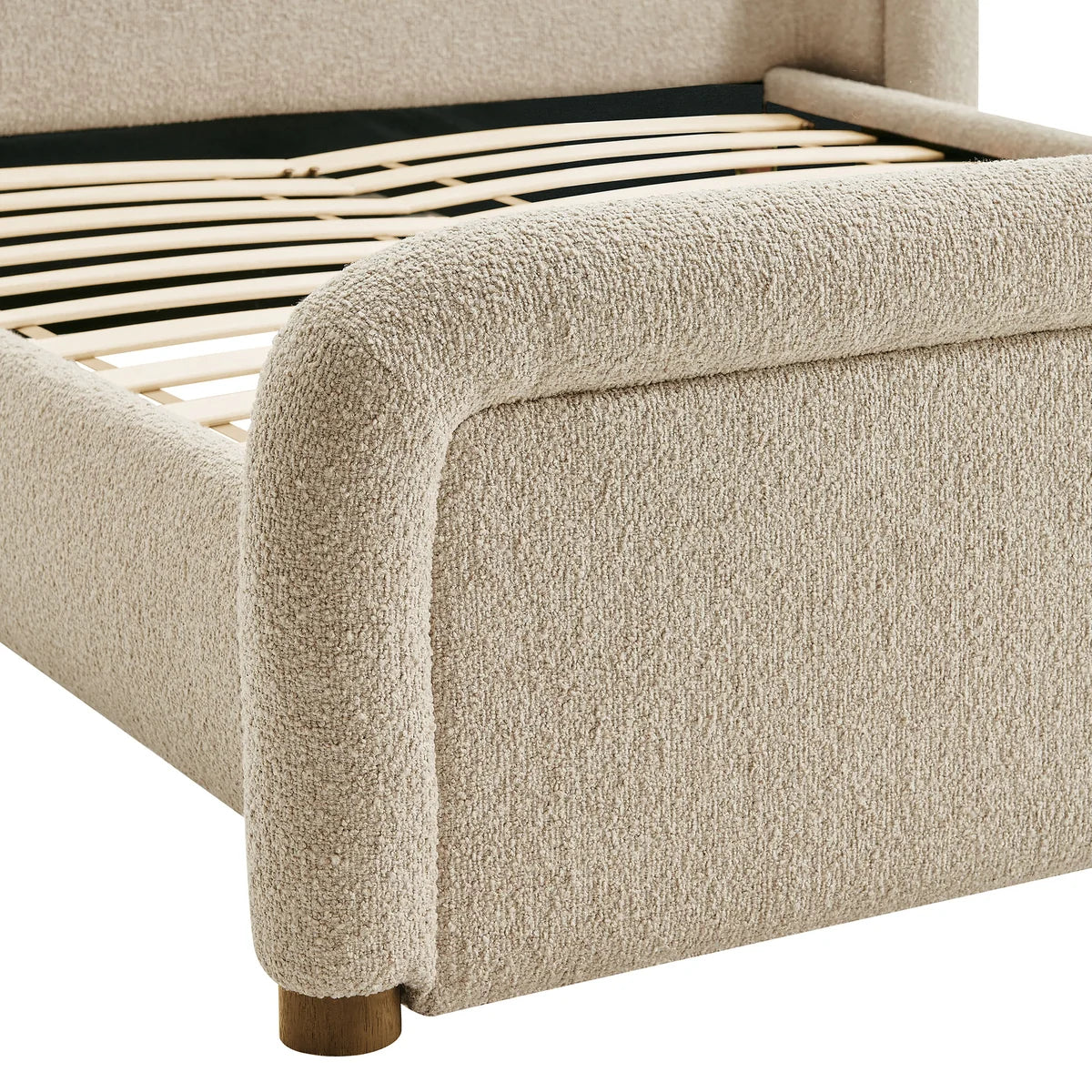 Tasmin Queen Upholstered Fabric Platform Bed