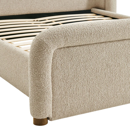 Tasmin Queen Upholstered Fabric Platform Bed