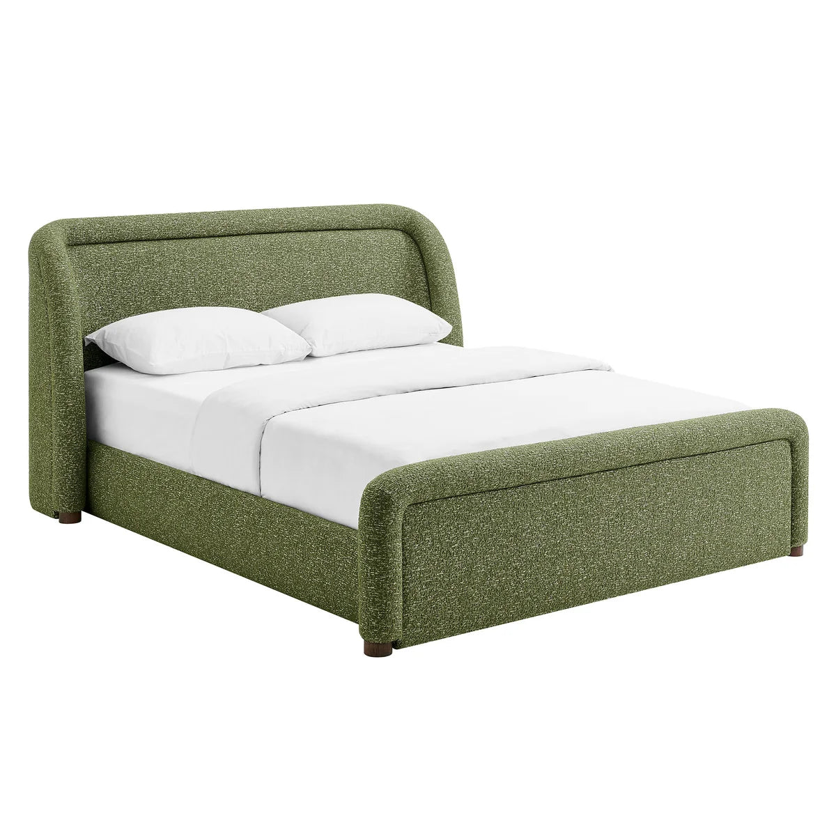 Tasmin Queen Upholstered Fabric Platform Bed