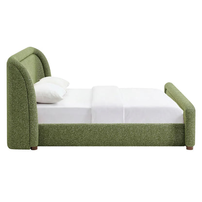 Tasmin Queen Upholstered Fabric Platform Bed