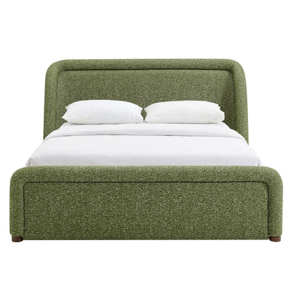Tasmin Queen Upholstered Fabric Platform Bed