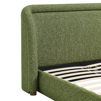 Tasmin Queen Upholstered Fabric Platform Bed