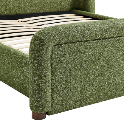 Tasmin Queen Upholstered Fabric Platform Bed