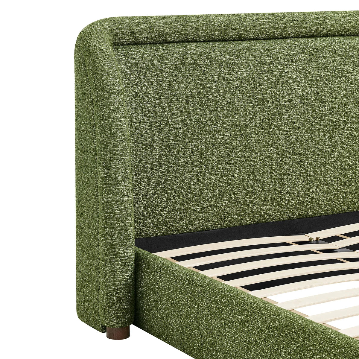 Tasmin King Upholstered Fabric Platform Bed