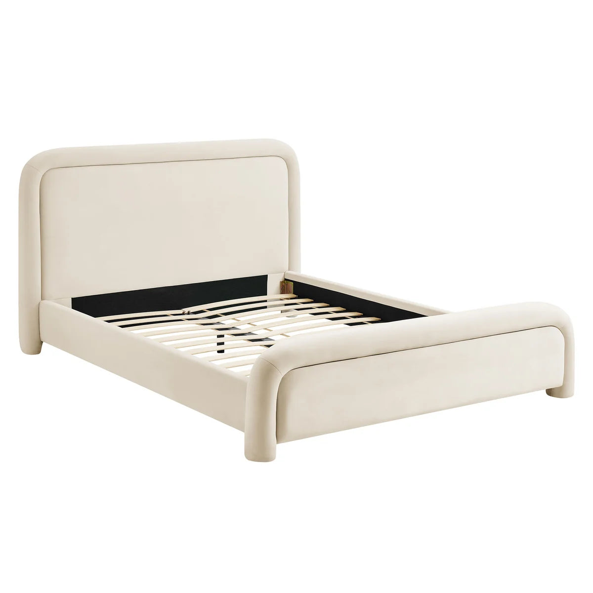 Beck Queen Performance Velvet Platform Bed