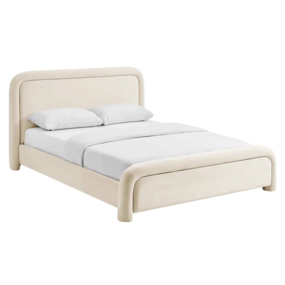 Beck Queen Performance Velvet Platform Bed