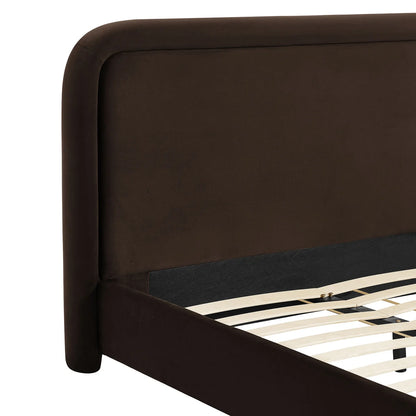 Beck Queen Performance Velvet Platform Bed