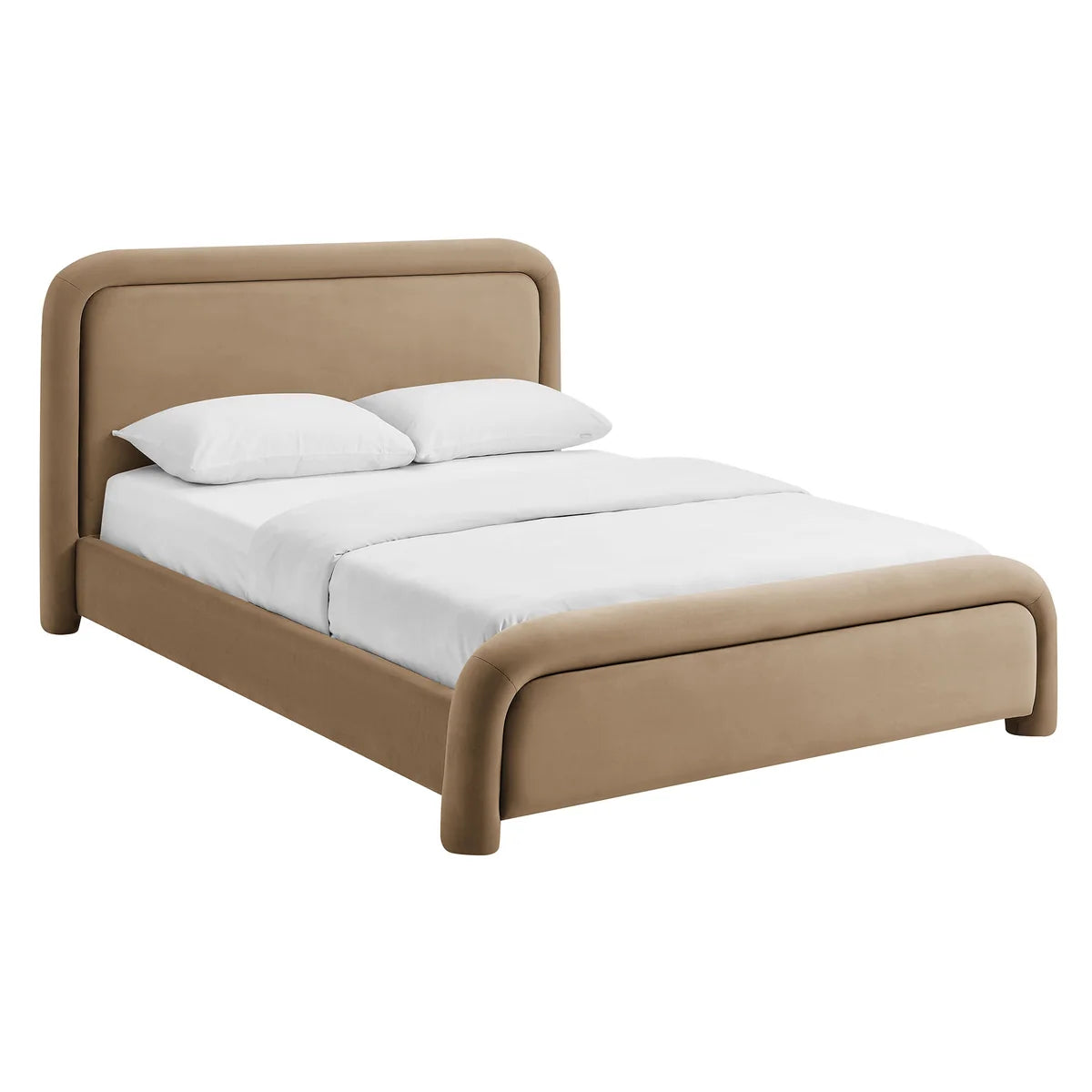 Beck Queen Performance Velvet Platform Bed