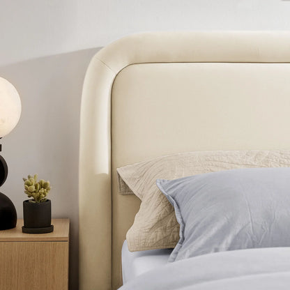 Beck King Performance Velvet Platform Bed