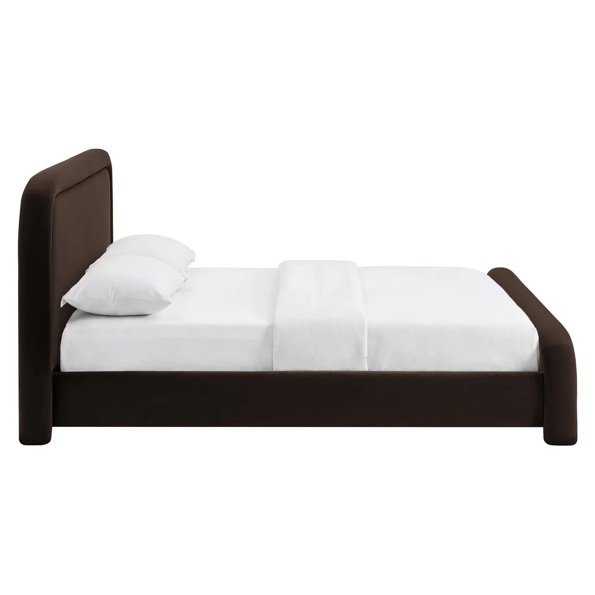 Beck King Performance Velvet Platform Bed