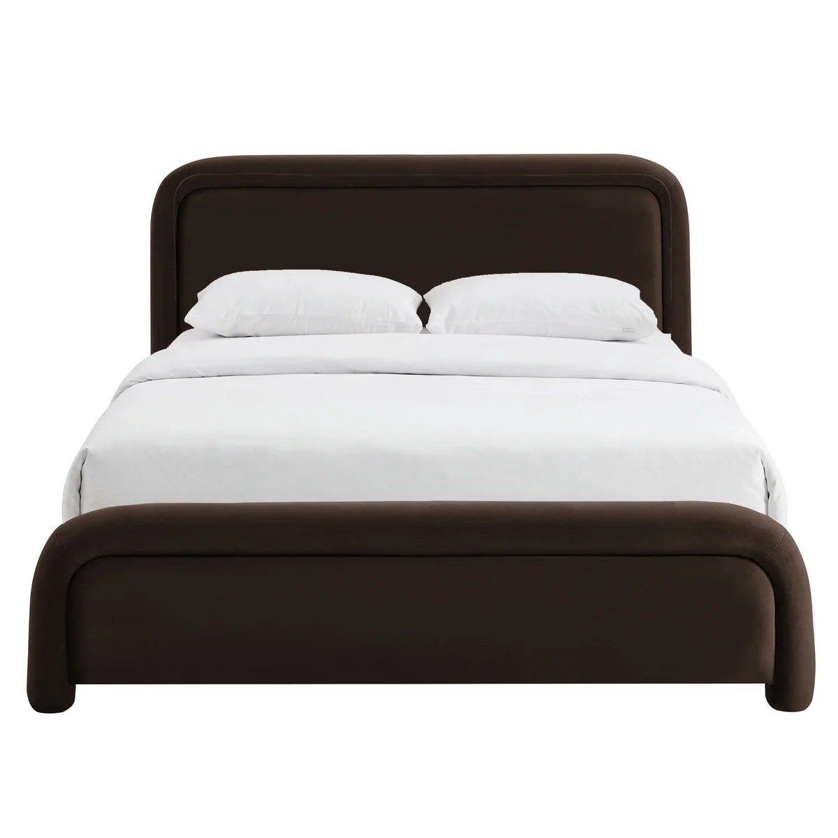 Beck King Performance Velvet Platform Bed