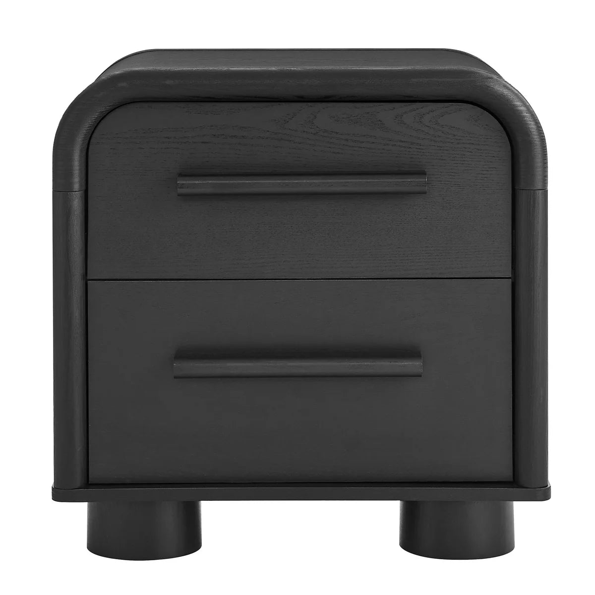 Bellamy Curved 2‑Drawer Nightstand