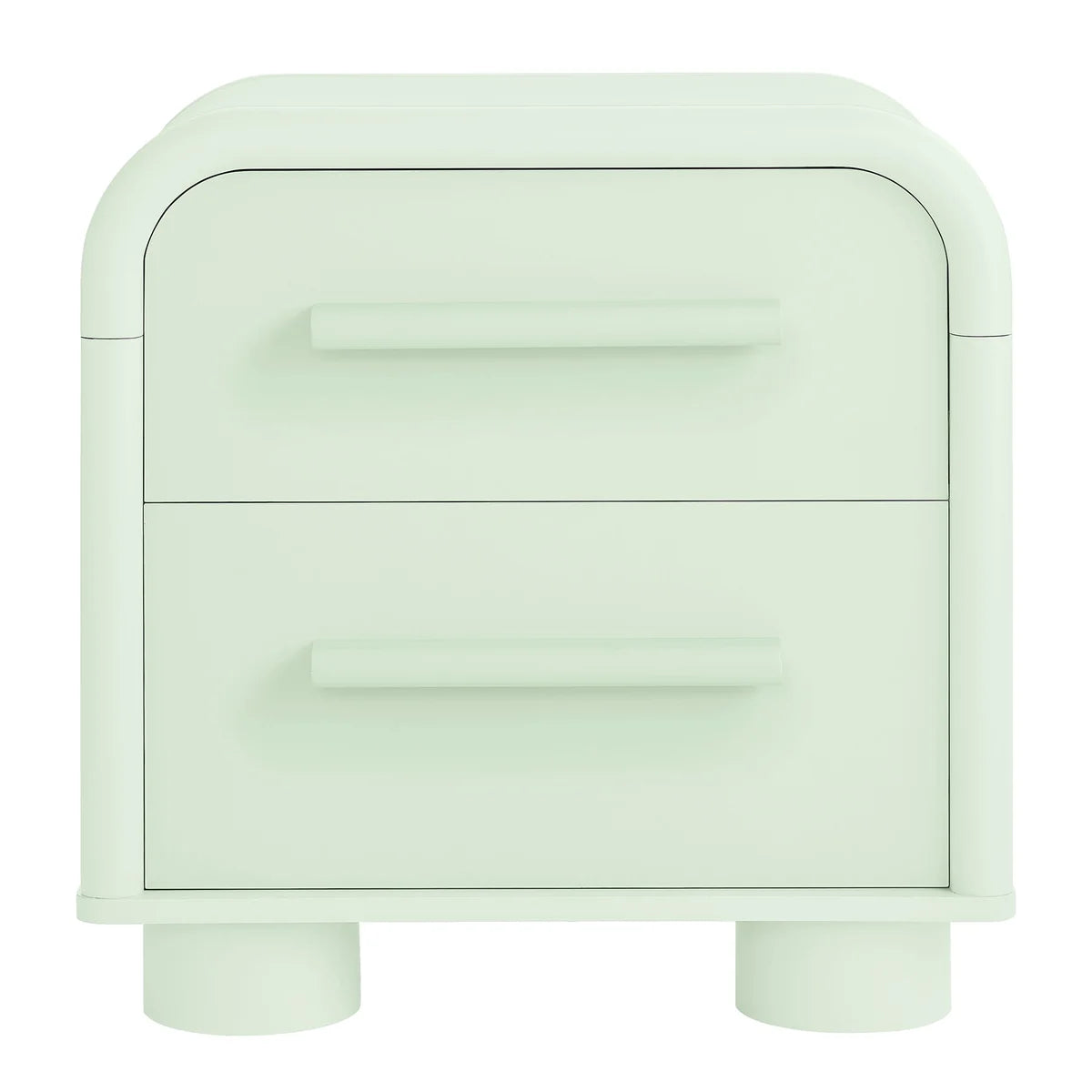 Bellamy Curved 2‑Drawer Nightstand