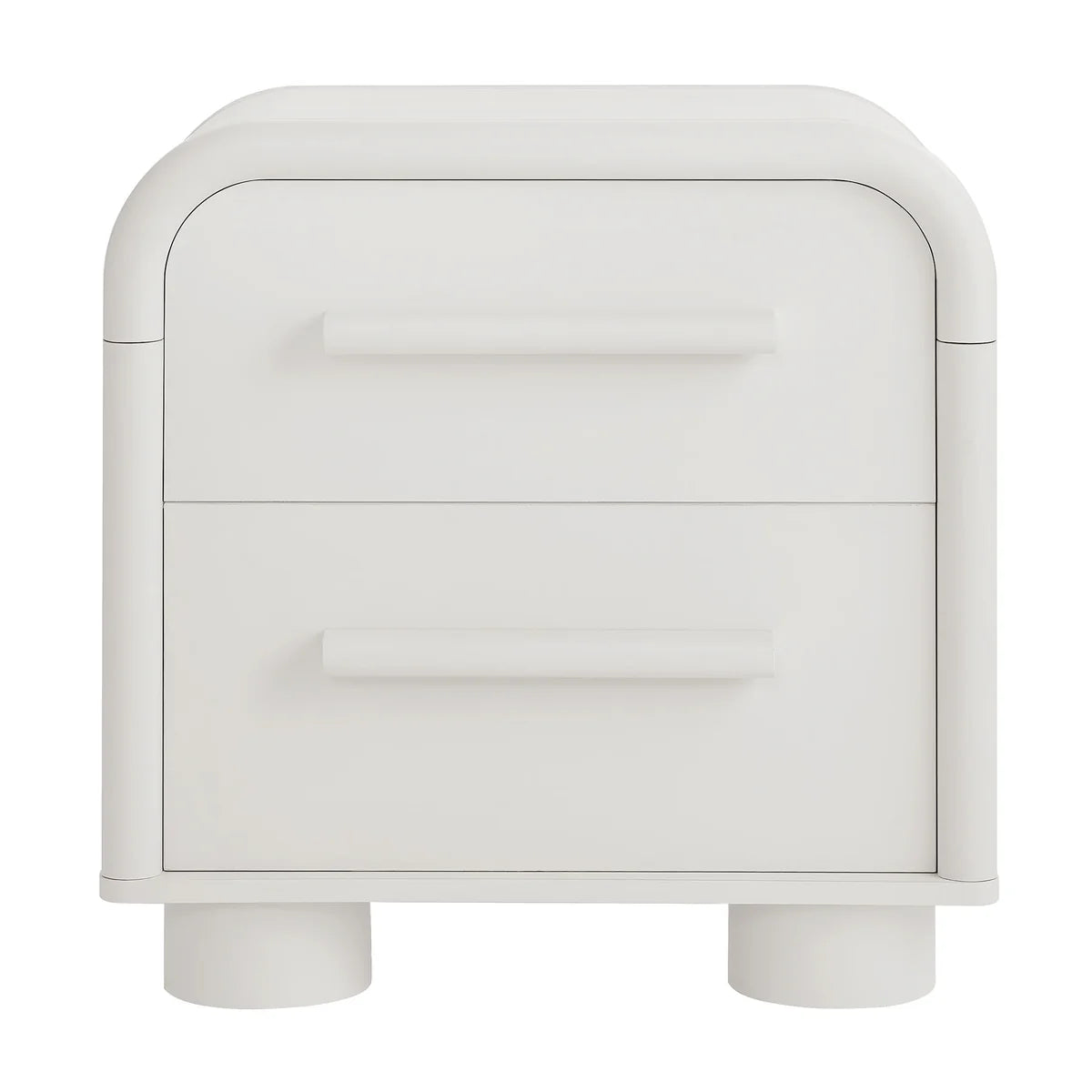Bellamy Curved 2‑Drawer Nightstand
