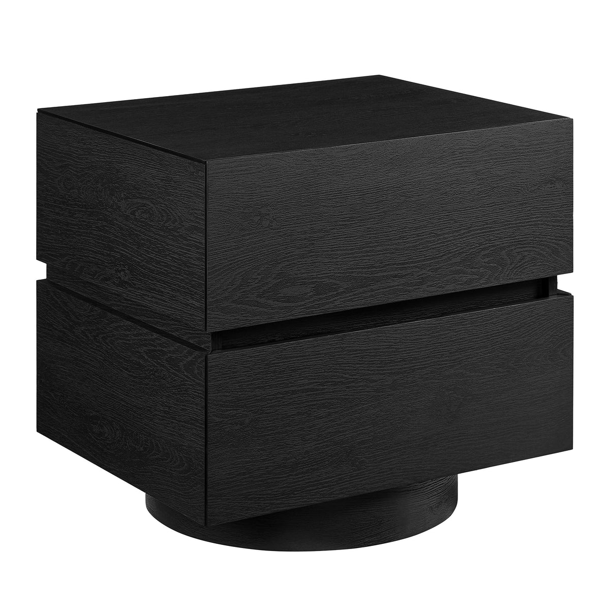 Koval Floating Pedestal 2‑Drawer Nightstand