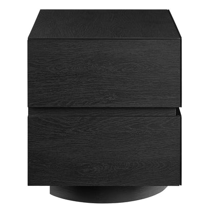 Koval Floating Pedestal 2‑Drawer Nightstand