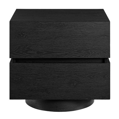 Koval Floating Pedestal 2‑Drawer Nightstand