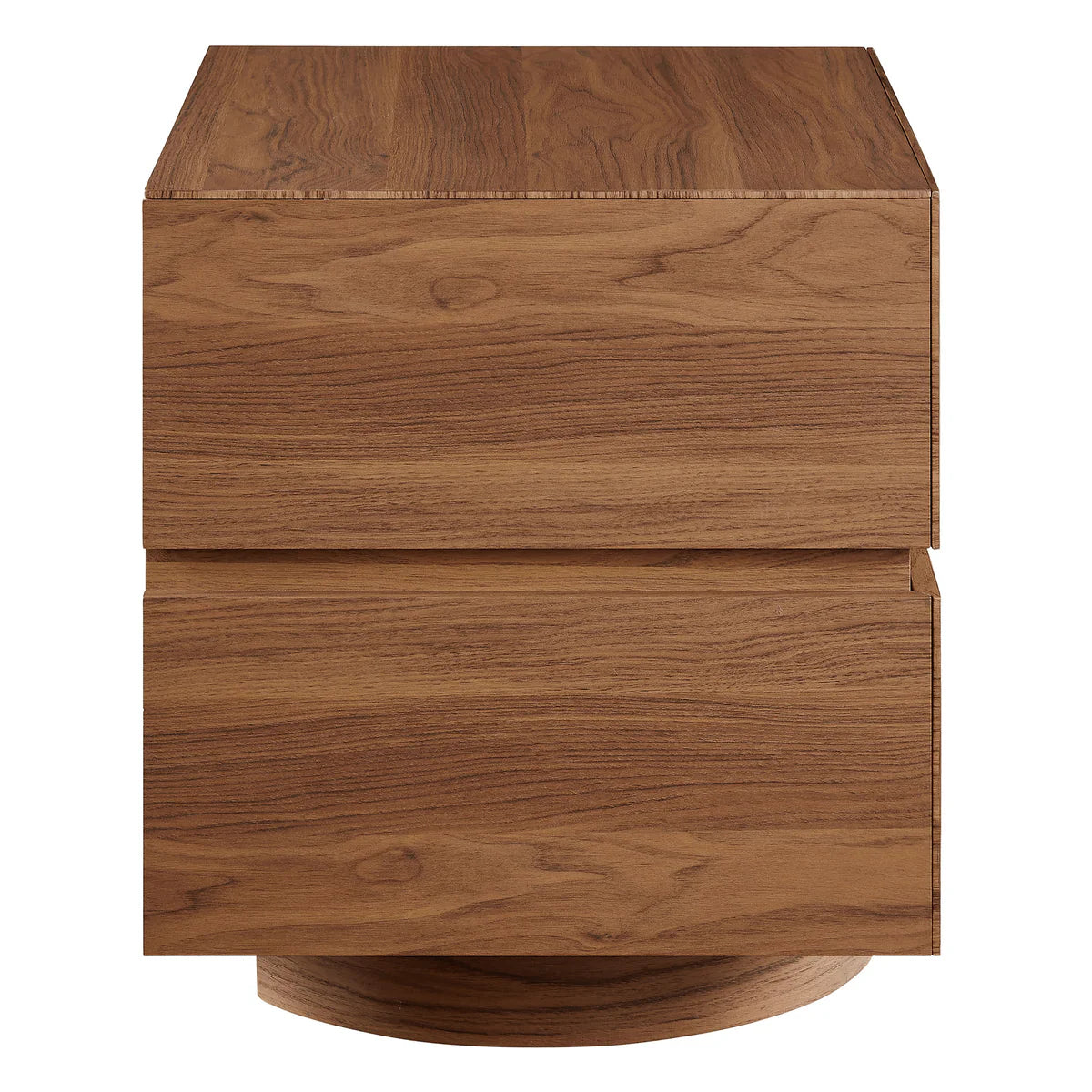 Koval Floating Pedestal 2‑Drawer Nightstand