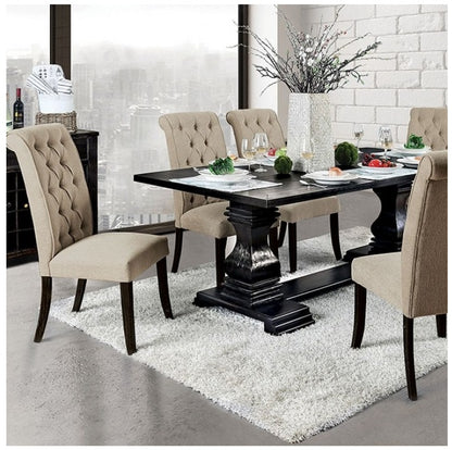 Nerissa Dining Table - Stylish & Modern Dining Table with Elegant Design and Sturdy Build