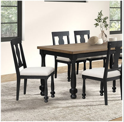 Neue Mills Rectangle Dining Table - Stylish & Durable Dining Table with a Modern Farmhouse Design