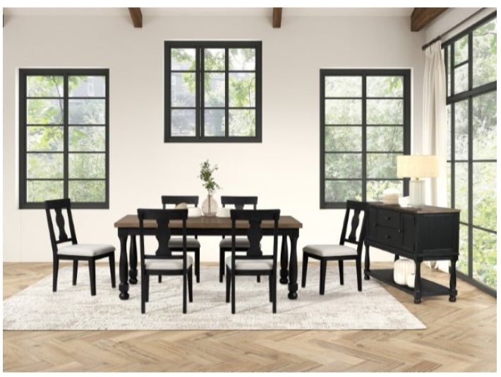 Neue Mills Rectangle Dining Table - Stylish & Durable Dining Table with a Modern Farmhouse Design