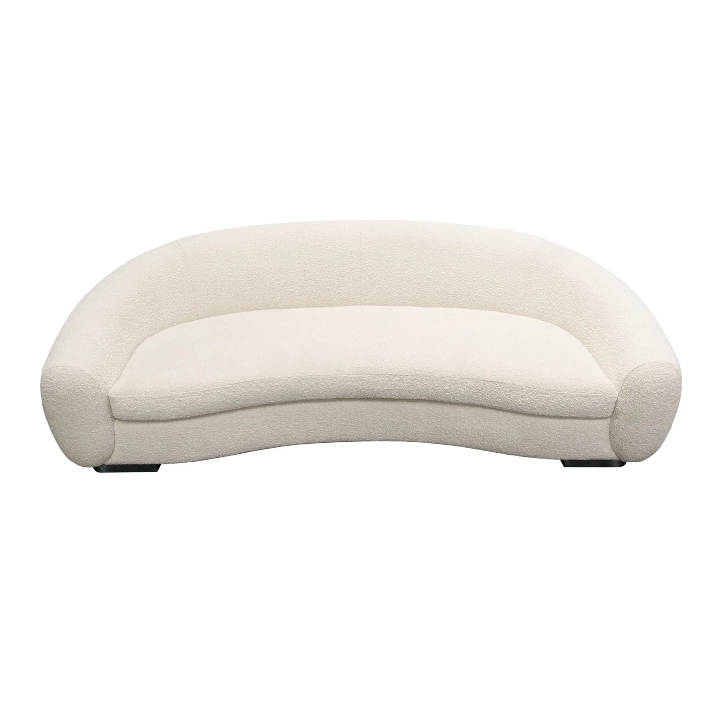 Pascal Sofa in Bone Bouclé Fabric - Elegant and Cozy Seating with a Soft, Textured Finish for Modern Living Spaces