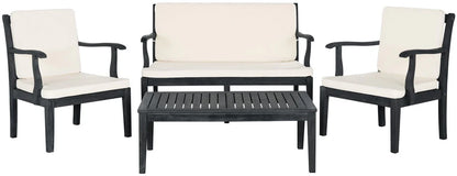 Del Mar 4-Piece Outdoor Furniture Set - Stylish and Comfortable Seating for Relaxed Outdoor Living