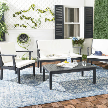 Del Mar 4-Piece Outdoor Furniture Set - Stylish and Comfortable Seating for Relaxed Outdoor Living