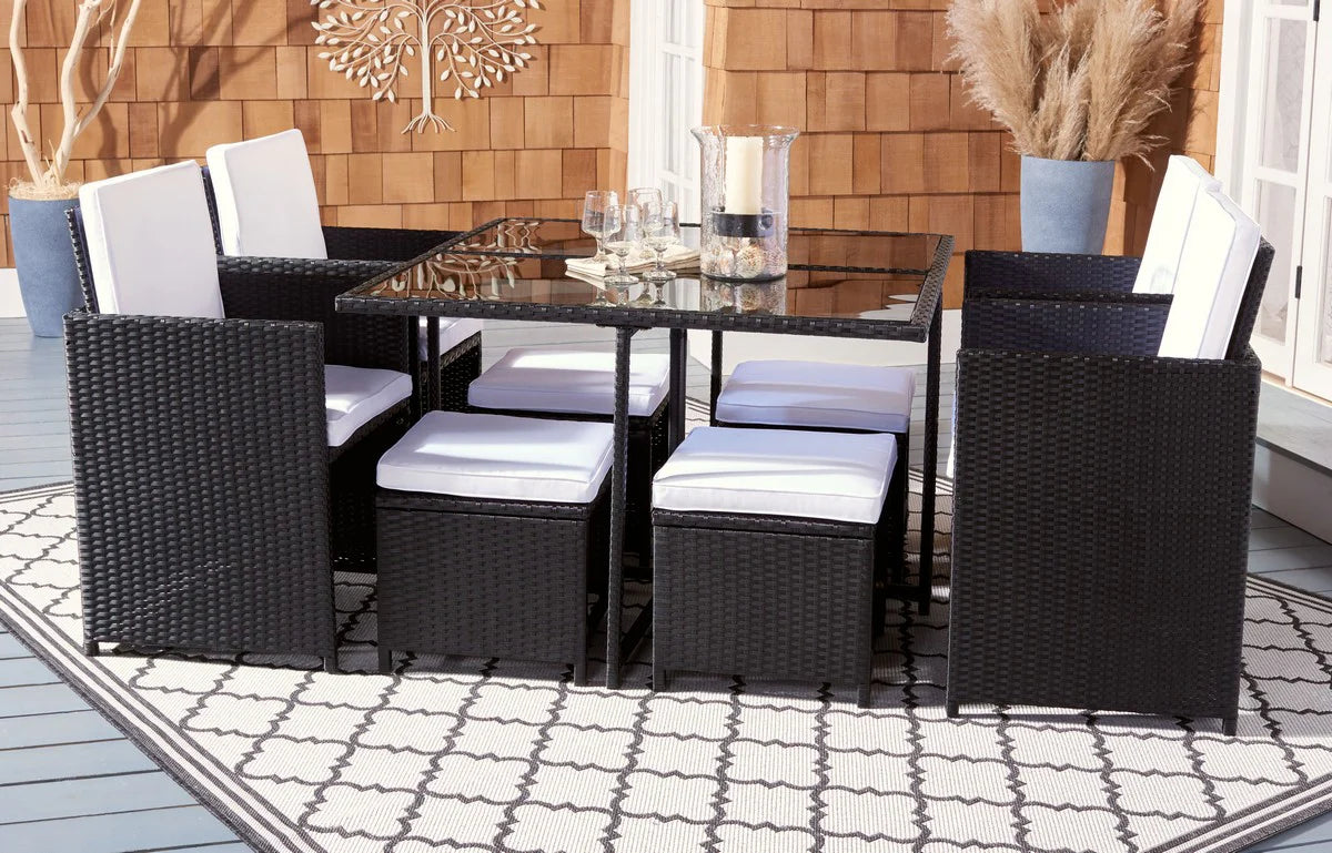 Enerson Outdoor Dining Set - Modern and Durable Dining Solution for Stylish Outdoor Entertaining