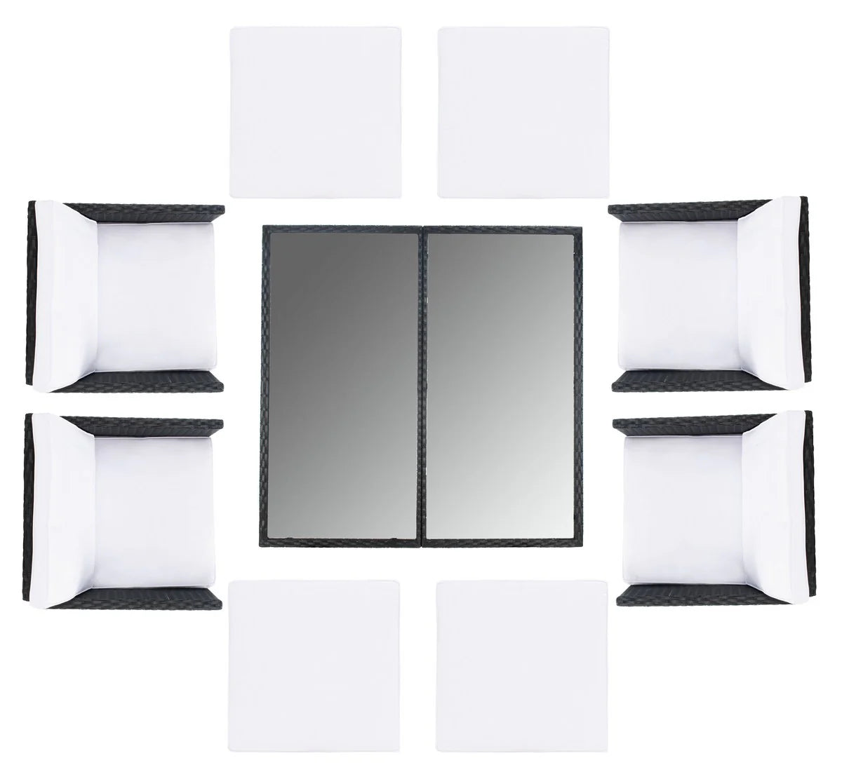 Enerson Outdoor Dining Set - Modern and Durable Dining Solution for Stylish Outdoor Entertaining
