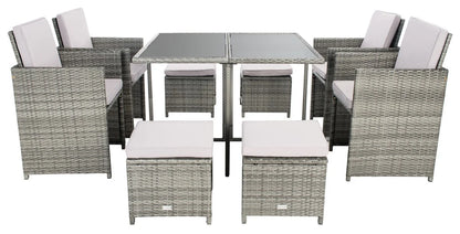 Enerson Outdoor Dining Set - Modern and Durable Dining Solution for Stylish Outdoor Entertaining