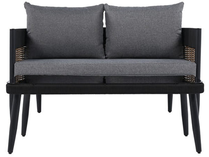 Harrison Outdoor Bench and Table Set – Elegant & Weather-Resistant Patio Seating Solution