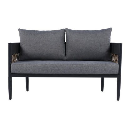 Harrison Outdoor Bench and Table Set – Elegant & Weather-Resistant Patio Seating Solution