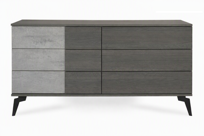 Palermo Italian Faux Concrete and Grey Dresser