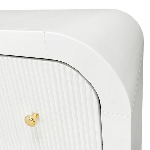 Liabella 6 Drawer Curved Dresser – Elegant Modern Storage Solution for Bedroom
