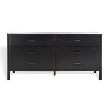 Jaylessa Wood Dresser – Elegant 6-Drawer Wooden Storage for Bedroom