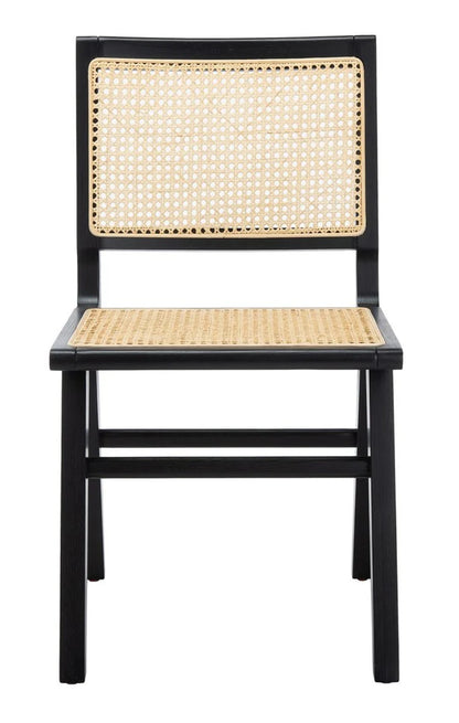 Hattie Elegant Cane Dining Chair Set of 2 - Stylish and Comfortable Seating for Contemporary Dining Spaces
