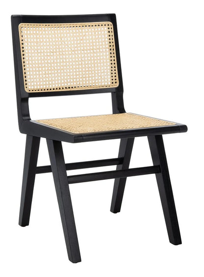 Hattie Elegant Cane Dining Chair Set of 2 - Stylish and Comfortable Seating for Contemporary Dining Spaces