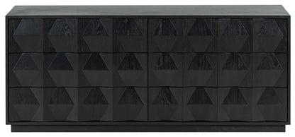 Riabelle Wood 6-Drawer Dresser - Stylish and Spacious Storage Solution for Modern Bedrooms
