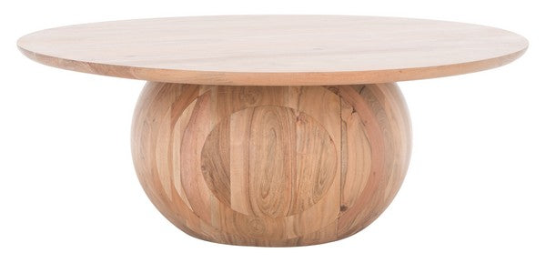 Gabriella Round Wood Coffee Table - Elegant & Stylish Home Decor