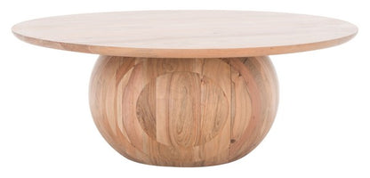 Gabriella Round Wood Coffee Table - Elegant & Stylish Home Decor