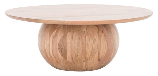 Gabriella Round Wood Coffee Table - Elegant & Stylish Home Decor