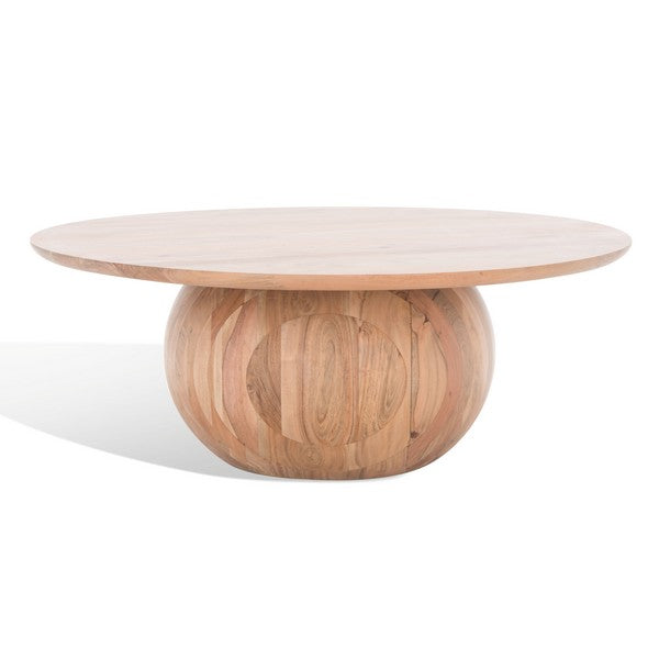 Gabriella Round Wood Coffee Table - Elegant & Stylish Home Decor