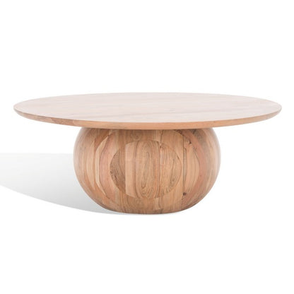 Gabriella Round Wood Coffee Table - Elegant & Stylish Home Decor
