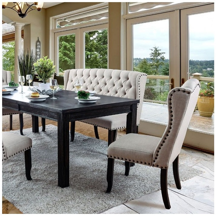 Sania 84" Dining Table - Elegant & Spacious Dining Table with Modern Design and Sturdy Build