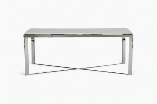 Santiago Rectangular Wood Mosaic Dining Table