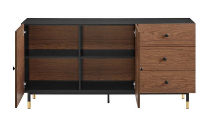 Nexus Storage Cabinet Sideboard in Black Walnut