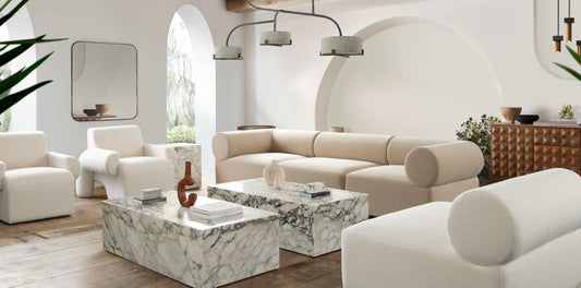 Zia 3PC Modular Sofa Set in Light Camel Velvet – Soft & Stylish Comfort